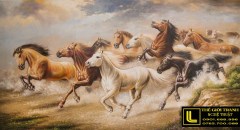 Tranh sơn dầu mã đáo thành công 34